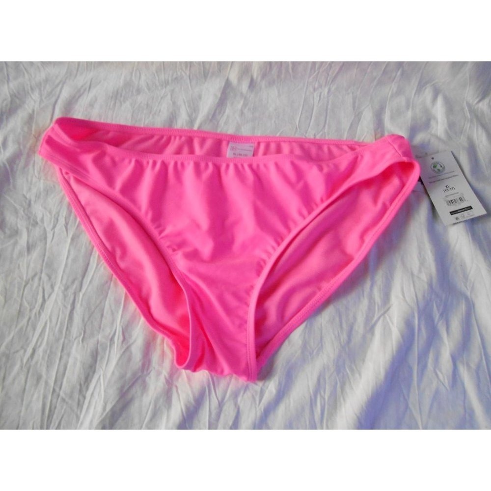 NEW CUTE Nobo No Boundaries Hot Pink Swim‎ Swimsuit Bikini Bottoms size XL 15-17